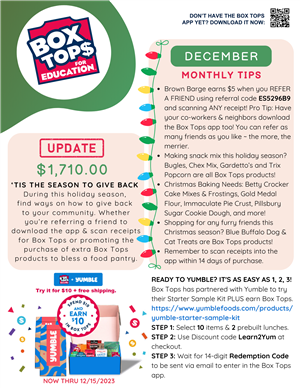 Submit box tops to help BBMS